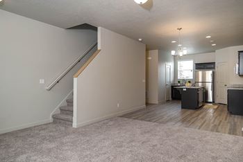 Spacious townhome interior showcasing open layout